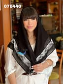 روسری دنیز حاشیه گیپور سرنتا کد nil070440