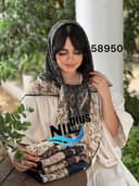 روسری ژورژت درختی پاریستا کد nil58950