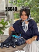 مینی اسکارف گارزا ژاکارد کد nil58640