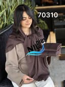 روسری پاییزه حاشیه لمه بارلی کد nil70310