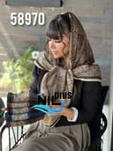 روسری ژورژت درختی شهراز کد nil58970