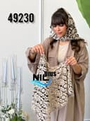 روسری سه گوش گیپور حاشیه دانتل کد nil49230