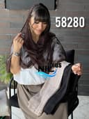 شال گیپور پاپیون حاشیه طرح دار کد nil58280