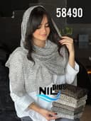 شال شنی پلنگی ژانیا کد nil58490