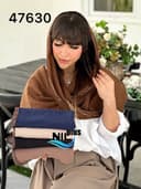 شال پفکی حاشیه پلنگی شادیما کد nil47630