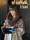 شال دانتل حاشیه گیپور کد nil57880