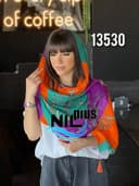 شال نخ پنبه لایلا کد nil13530