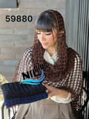 شال مجلسی قلاب بافی آرنوشا کد nil59880