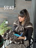 روسری ژورژت درختی امیسان کد nil59140