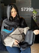 شال ساتن ژورژت درختی نیهان کد nil57390