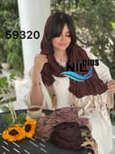 شال نخ چروک ریشه عنکبوتی کدnil59320