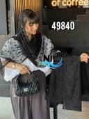 شال گیپور طرح دار سمنتا کد nil49840