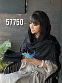 شال ژورژت درختی نگینی کد nil57750