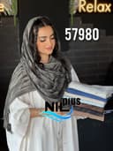 شال نخ پنبه سنگشور دورریش کد nil57980