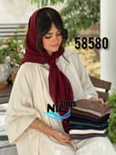 روسری نخ ژورژت درختی کد nil58580