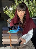 شال پاییزه بوکله کنفی دور ریش کد nil70590