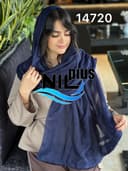 شال نخی حصیری پلیسه کدnil14720