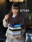 شال کنفی حصیری دور ریش لیزا کد nil57140