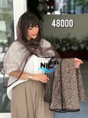 شال تور پلنگی دلسان کد nil48000