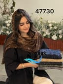 شال نخ برشکا دور ریش ماریل کد nil47730