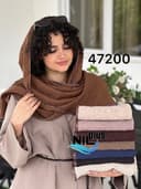 شال برشکا حاشیه پلنگی کد nil47200