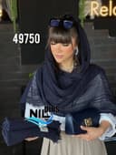 شال کنفی تابستانه دور ریش تیلا کد nil49750