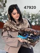 شال برشکا دور لمه پروانه کد nil47920