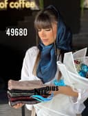 روسری ابریشم ژان ژان طرح دار کد nil49680