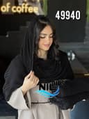 شال پلیسه دامنی حاشیه دانتل کد NIL49940