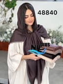 روسری نخ ژاکارد طرح دار دور ریش واوک کد nil48840