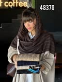 شال نخ و لمه پلیسه لنا کد nil48370