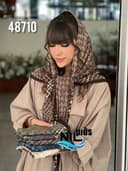 روسری نخ اسکالر مهنور کد nil48710