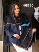 شال تور دانتل حاشیه پلنگی کد nil46950