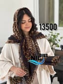 روسری نخی پلنگی مریما کد nil13500