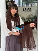 شال تور طرحدار نیستا کد nil48190