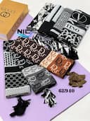 شال نخی منگوله دار کد nil68940