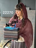 شال پاییزه کنفی حصیری کد nil22270