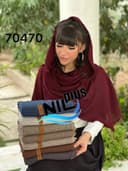 شال بوکله برفکی دور ریش کد nil70470