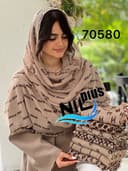 شال کنفی پاییزه دور ریش کد ایوار کد nil70580
