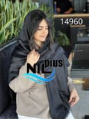 روسری نخ ژاکارد دور ریش کدnil14960
