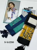 شال نخی بهاره منگوله دار کد 64290