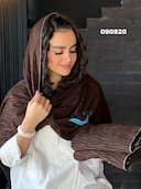 شال پاییزه دولایه حاشیه لمه کد nil090920