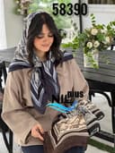 روسری نخ لمه ژیلان کد nil58390