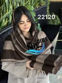 شال بافت حاشیه دندان موشی موریس کد nil22120