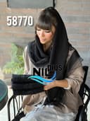 روسری ژورژت درختی حاشیه نگین دانتل کد nil58770