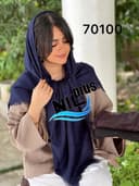 روسری پاییزه نخ ژاکارد دور ریش کد nil70100