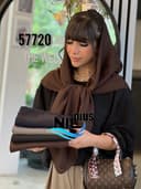 روسری نخ ژورژت درختی لونا کد nil57720
