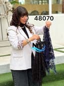 روسری سه گوش تور حاشیه دانتل کد nil48070