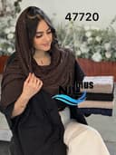 شال نخ و لمه پلیسه مهوا کد nil47720