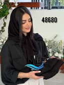 روسری ژورژت درختی نگینی کد nil48680